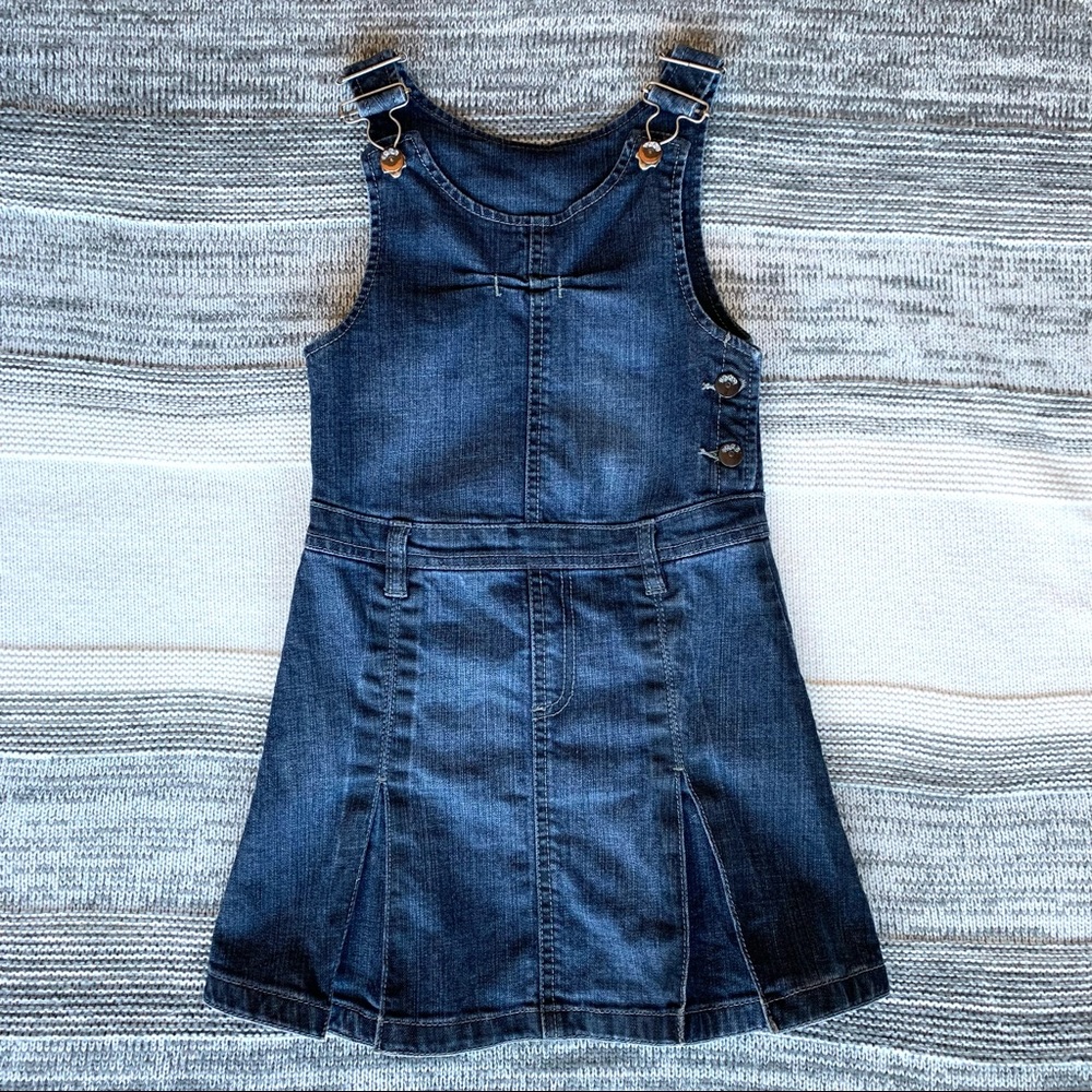 IKKS denim overall dress